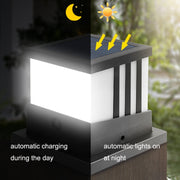 Lampada solare da esterni impermeabile a colonna 15cm