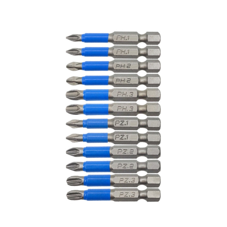 Forte punta per cacciavite antiscivolo per trapano a mano magnetico, 7PCS/set PH2, 6PCS/set 25mm, 7PCS/set 50mm, 12 PCS/set 50mm