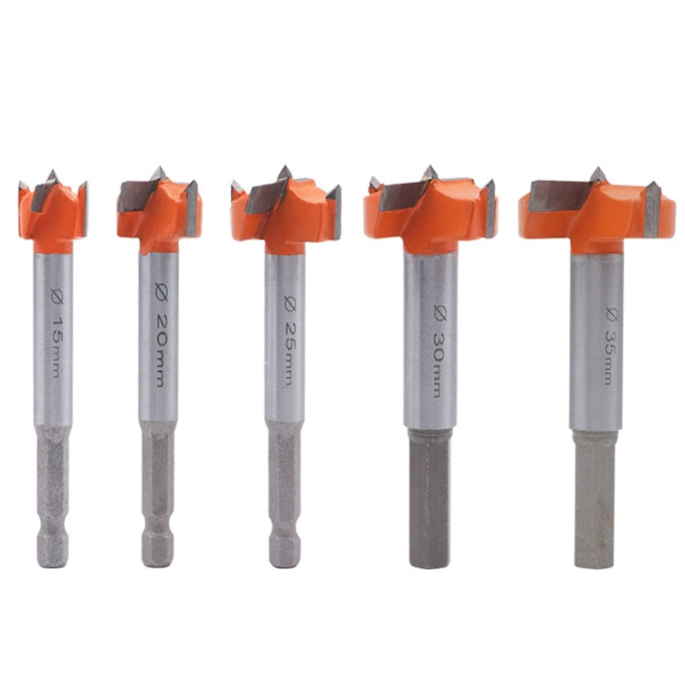 5 Pz/set Lavorazione Del Legno Foro Apri Cerniera Pietra Bordo Crema Legno Take-Hole Porta Finestra Con Collare Lavorazione Del Legno Punta Trapano Piatto, 5 PCS / Set Woodworking Hole Opener