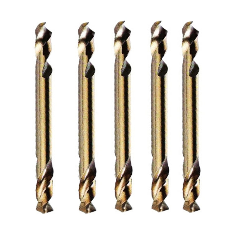10 PZ M35 Punta elicoidale contenente cobalto Acciaio ad alta velocità Doppia testa Piastra metallica in acciaio Foro di espansione Trapano, Double Head 3.0mm, Double Head 3.2mm, Double Head 3.5mm, Double Head 4.0mm, Double Head 4.2mm, Double Head 4.5m...