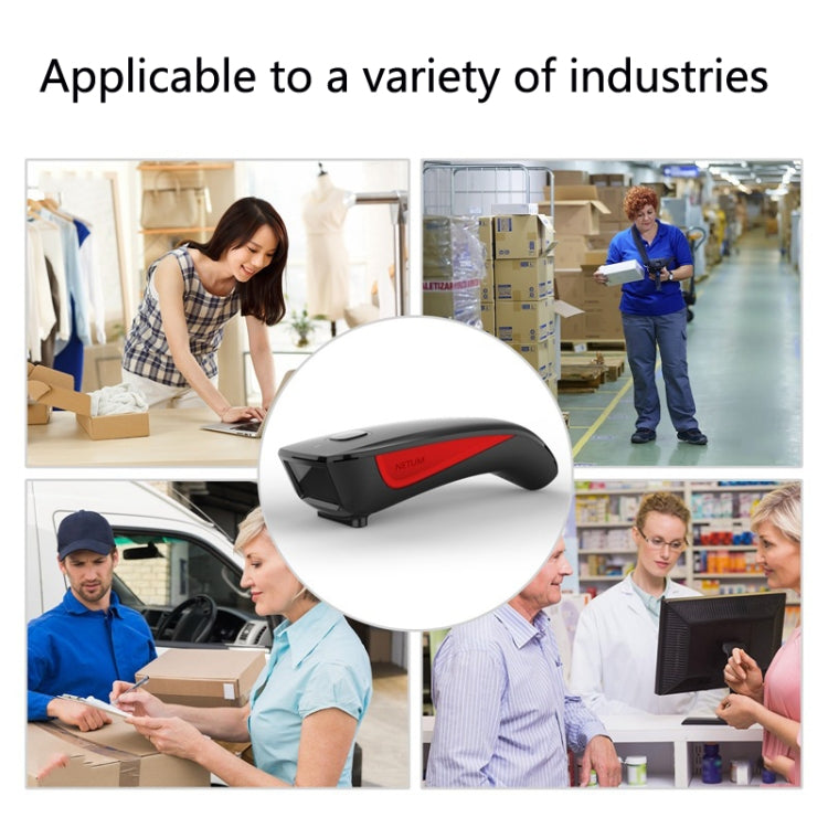 NETUM C750 Wireless Bluetooth Scanner Portable Barcode Warehouse Express Barcode Scanner, C750 Two-dimensional, C990 Two-dimensional, C740 One-dimensional