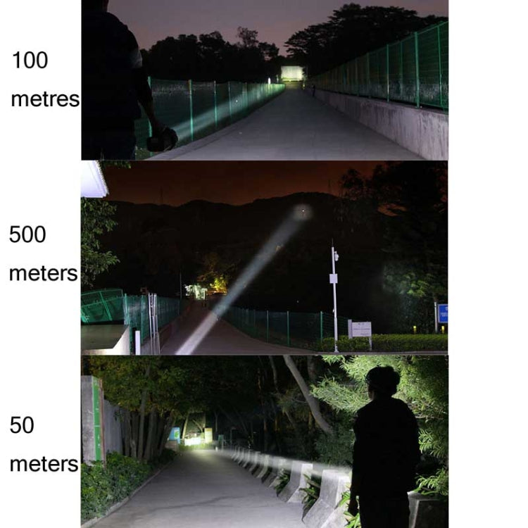 YAGE 5701 10W LED Luce forte Faro di ricerca a lungo raggio Illuminazione per esterni Torcia ricaricabile, spina CN