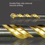 Trapano per mattoni in vetro King Drill placcato in titanio Trapano a triangolo a spirale perforato, 6mm, 8mm, 10mm, 12mm, 6mm+8mm+10mm+12mm, 6mm+6mm+8mm+10mm+12mm