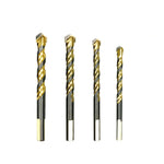 Trapano per mattoni in vetro King Drill placcato in titanio Trapano a triangolo a spirale perforato, 6mm, 8mm, 10mm, 12mm, 6mm+8mm+10mm+12mm, 6mm+6mm+8mm+10mm+12mm