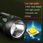 YAGE YG-5710 5W LED impermeabile abbagliamento torcia per illuminazione esterna ricaricabile lampada portatile, spina CN