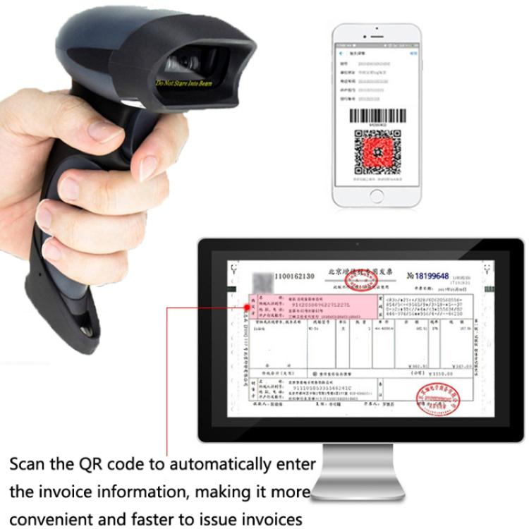 NETUM Scanner Codice a Barre e QR Wired e Wireless