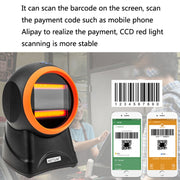 NETUM 2050 Supermarket Cashier Barcode QR Code Scanner Scanner verticale da tavolo, specifica:, Enhanced Version, Extreme Version, Regular Version