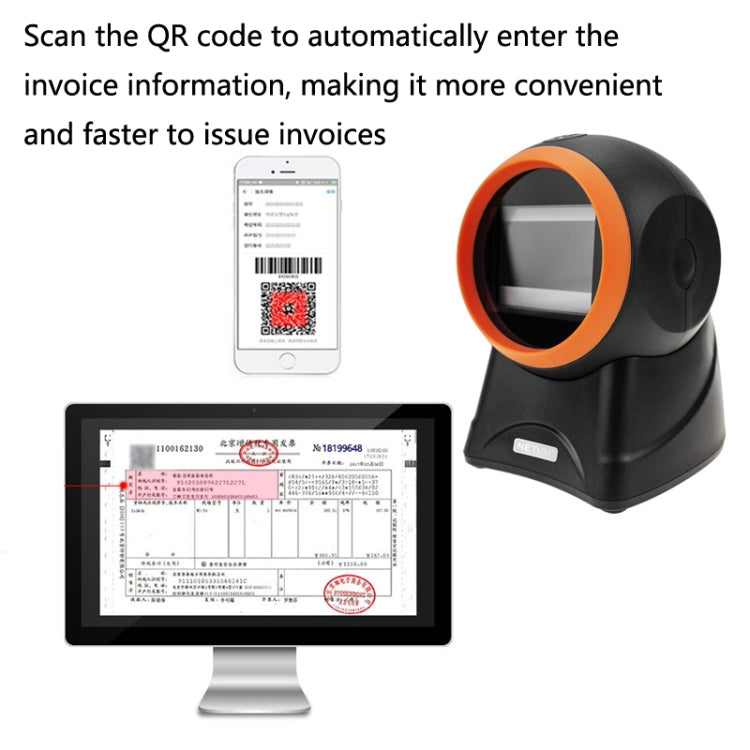 NETUM 2050 Scanner codici a barre e QR da tavolo