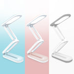 Lampada da scrivania a LED YAGE T125 Lampada da lettura pieghevole USB, Porcelain White, Blue White, Pink White