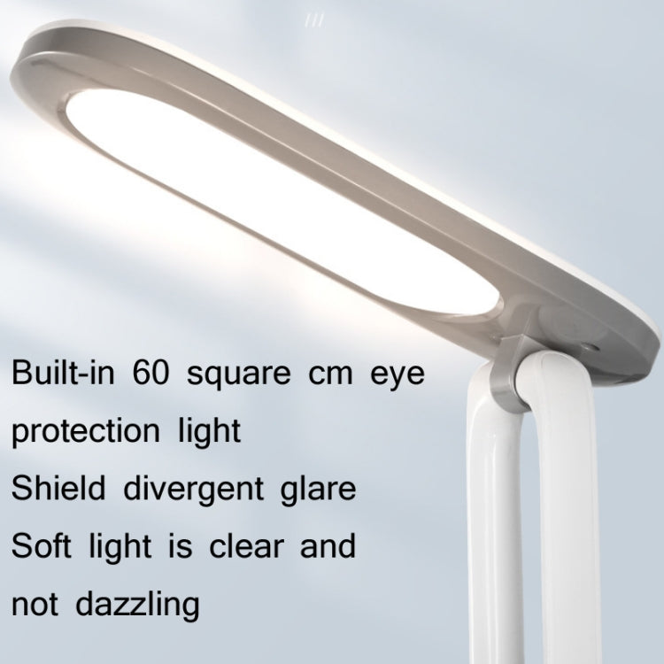 Lampada da scrivania a LED YAGE T125 Lampada da lettura pieghevole USB, Porcelain White, Blue White, Pink White