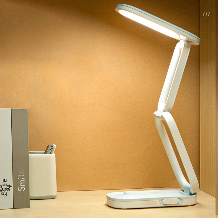Lampada da scrivania a LED YAGE T125 Lampada da lettura pieghevole USB, Porcelain White, Blue White, Pink White