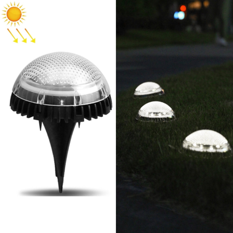 Luce solare sotterranea 8 LED impermeabile IP67