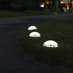 Luce solare sotterranea 8 LED impermeabile IP67