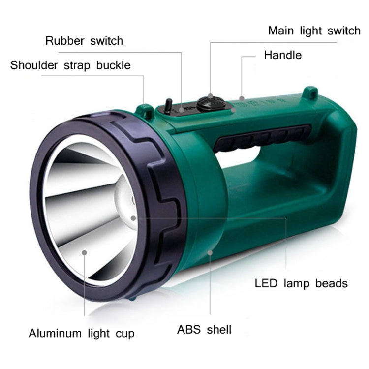 YAGE H103 Forte luce lunga tiro LED Searchlight Torcia di emergenza ricaricabile ad alta potenza per esterni