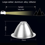 YAGE H103 Forte luce lunga tiro LED Searchlight Torcia di emergenza ricaricabile ad alta potenza per esterni