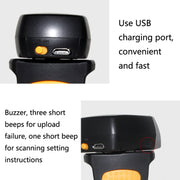 Mini scanner ad anello Bluetooth wireless NETUM 2D, NETUM R2L