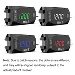 Tensione Orologio E Temperatura 3 In 1 Misuratore Elettronico A LED Display Digitale A Grande Schermo Voltmetro Impermeabile E Antipolvere, 3 In 1 LED Blue Light, 3 In 1 LED Red Light, 3 In 1 LED White Light, 3 In 1 LED Green Light