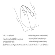 Mouse verticale silenzioso wireless ergonomico Rapoo MV20