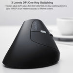 Mouse verticale silenzioso wireless ergonomico Rapoo MV20