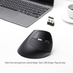 Mouse verticale silenzioso wireless ergonomico Rapoo MV20