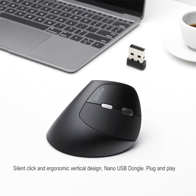 Mouse verticale silenzioso wireless ergonomico Rapoo MV20