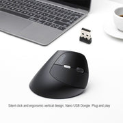 Mouse verticale silenzioso wireless ergonomico Rapoo MV20