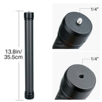 Asta di prolunga in fibra di carbonio con giunto cardanico per stabilizzazione manuale Ulanzi Agimbalgear per DJI RONIN-S, For DJI RONIN-S Length: 35.5cm