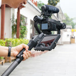 Asta di prolunga in fibra di carbonio con giunto cardanico per stabilizzazione manuale Ulanzi Agimbalgear per DJI RONIN-S, For DJI RONIN-S Length: 35.5cm