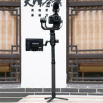 Asta di prolunga in fibra di carbonio con giunto cardanico per stabilizzazione manuale Ulanzi Agimbalgear per DJI RONIN-S, For DJI RONIN-S Length: 35.5cm