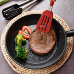 2 pezzi spatola per alimenti in silicone in acciaio inossidabile clip per alimenti barbecue bistecca strumento di cottura per barbecue, 9 Inch (Random Color Delivery), 12 Inch (Random Color Delivery), 9 Inch With Bracket(Random Color Delivery)         ...