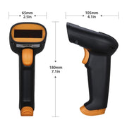 Scanner di codici a barre espresso con scanner wireless USB di archiviazione, specifica:, Red Light, Two-dimensional