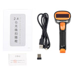 Scanner codici a barre wireless USB 2D con luce rossa