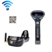 Lettore di codici a barre wireless H3 NETUM Lettore di codici a barre per supermercati a luci rosse con caricatore, specifica:, One-dimensional, Two-dimensional