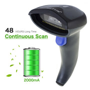 Scanner Bluetooth wireless per codici QR ad alta precisione con codice a barre NETUM, Wired, Wireless, Bluetooth + 2.4G + Wired
