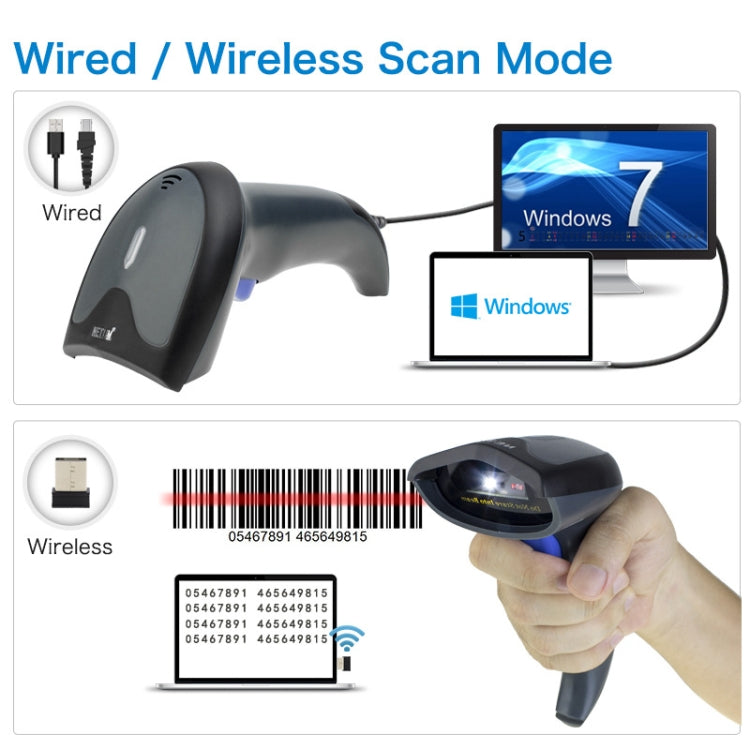 Scanner Bluetooth wireless per codici QR e codici a barre