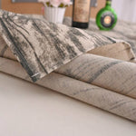 Tovaglia in lino e cotone imitazione corteccia, 60x60cm, 90x90cm, 100x140cm, 140x140cm, 140x180cm, 140x200cm, 140x220cm, 70x70cm, 120x120cm, 120x160cm, 140x250cm, 50x80cm