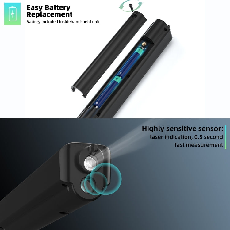 Termometro a infrarossi con penna elettrica multimetro intelligente a tre modalità BSIDE X2 con illuminazione torcia, X2