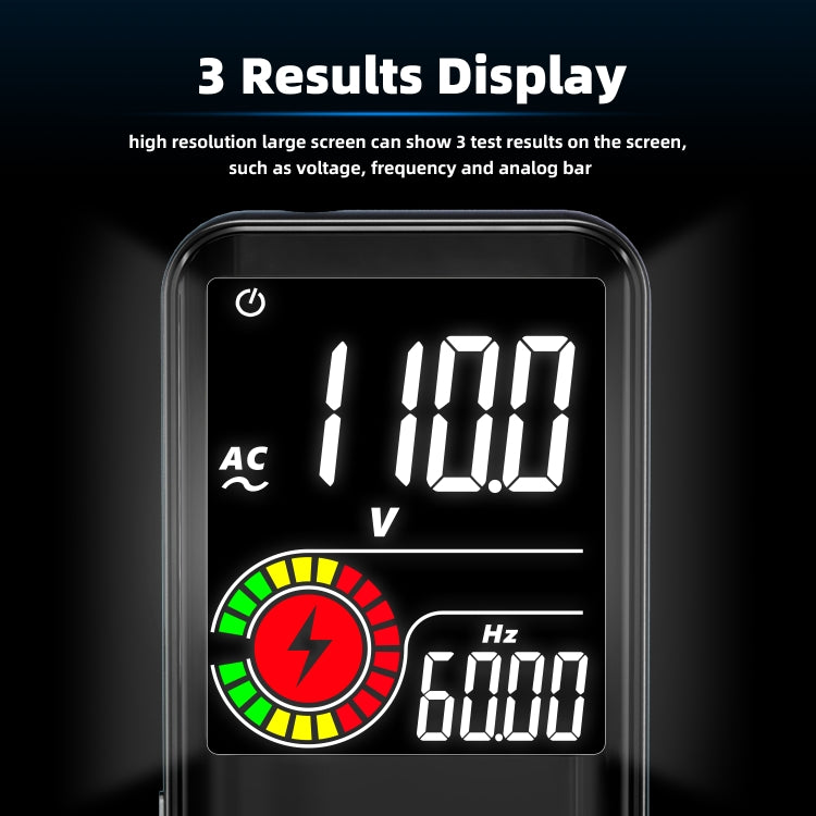 Multimetro digitale BSIDE 9999 con display LCD a colori 3,5"