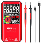 Multimetro digitale BSIDE 9999 conta display a colori LCD misuratore di diodi di capacità di tensione CC CA, S10 Dry Battery Version (Black), S10 Dry Battery Version (Red), S11 Recharge Version (Black), S11 Recharge Version (Red)