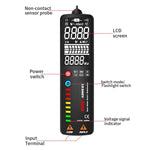 Multimetro digitale portatile BSIDE ADMS1 con rilevatore tensione