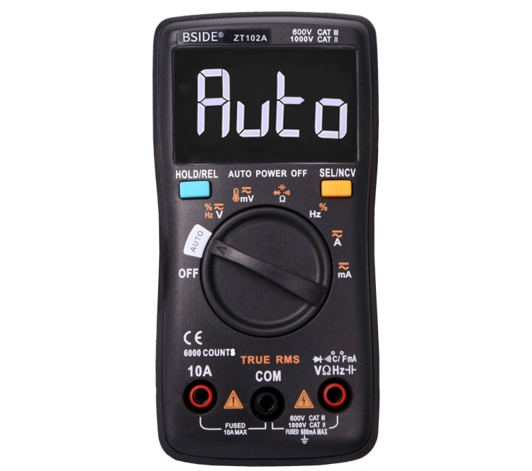 Multimetro digitale BSIDE ZT102A con display LCD 6000 conti