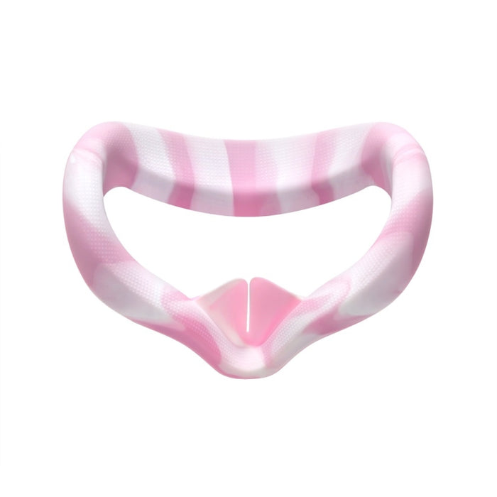 VR Silicone Eye Cover Anti-sudore e decontaminazione Occhiali VR a colori per Oculus Quest 2, White Blue, White Pink, White Yellow