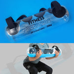 Borsa per pesi gonfiabile portatile pieghevole riempita d'acqua per sollevamento pesi Equilibrio per allenamento della forza Borsa per pesi fitness, 20kg (Transparent), 25kg (Transparent), 30kg (Transparent), 35kg (Transparent)