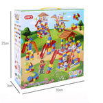 Blocchi educativi assemblati per bambini 30x9x25 cm