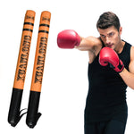 1 paio XUANLONG PU Bastone da boxe Bersaglio Sanda Stick Taekwondo Attrezzatura per l'allenamento della velocità Bersaglio di reazione al combattimento, Lunghezza: 57 cm, 1 Pair Brightening Orange, 1 Pair Fluorescent Green, 1 Pair Cool Pink