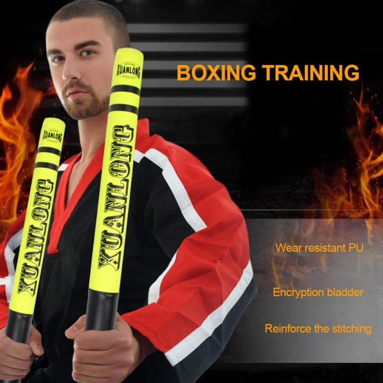 1 paio XUANLONG PU Bastone da boxe Bersaglio Sanda Stick Taekwondo Attrezzatura per l'allenamento della velocità Bersaglio di reazione al combattimento, Lunghezza: 57 cm, 1 Pair Brightening Orange, 1 Pair Fluorescent Green, 1 Pair Cool Pink