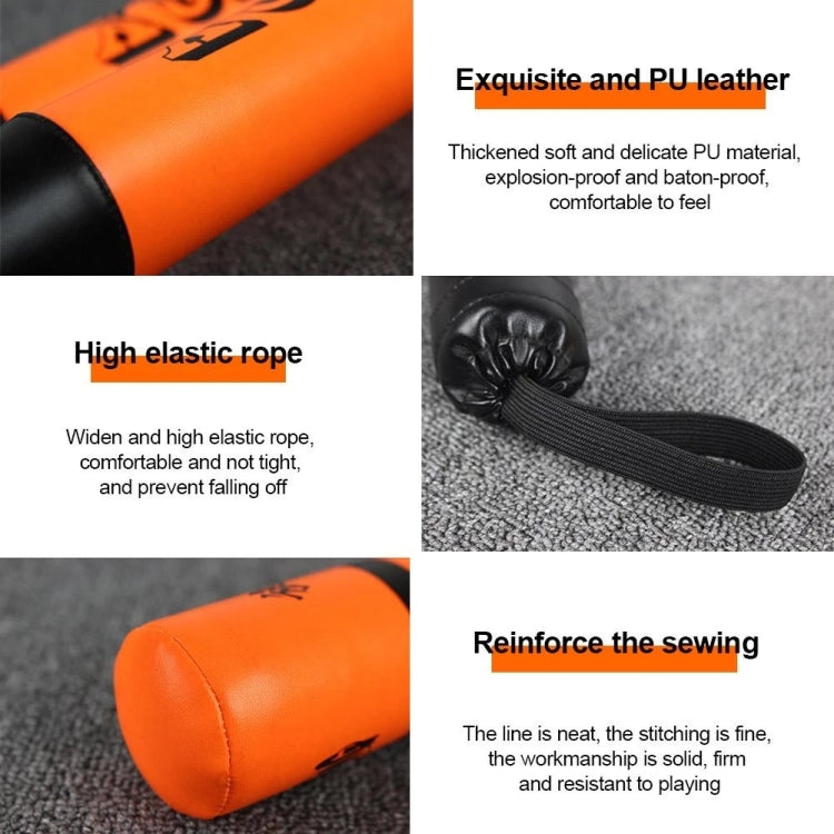 1 paio XUANLONG PU Bastone da boxe Bersaglio Sanda Stick Taekwondo Attrezzatura per l'allenamento della velocità Bersaglio di reazione al combattimento, Lunghezza: 57 cm, 1 Pair Brightening Orange, 1 Pair Fluorescent Green, 1 Pair Cool Pink