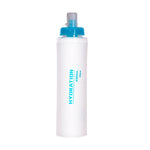 AFISHTOUR Borsa per acqua morbida per sport all'aria aperta in TPU Borsa per acqua pieghevole per maratona, capacità:, 400ml (Blue), 400ml (Transparent), 300ml (Blue), 300ml (Transparent)