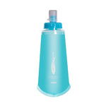 AFISHTOUR Borsa per acqua morbida per sport all'aria aperta in TPU Borsa per acqua pieghevole per maratona, capacità:, 400ml (Blue), 400ml (Transparent), 300ml (Blue), 300ml (Transparent)