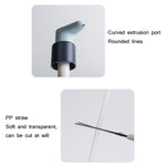 Spremiagrumi per bottiglie di carburante per uso domestico, 2 ugelli per bottiglie di salsa di ostriche, Small (Green), Small (Blue), Small (Warm Gray), Large (Green), Large (Blue), Large (Warm Gray)